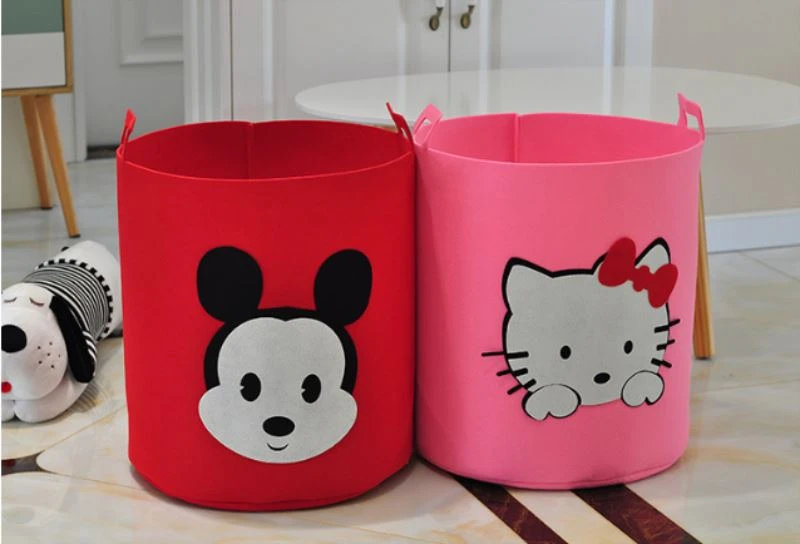 felt storage basket