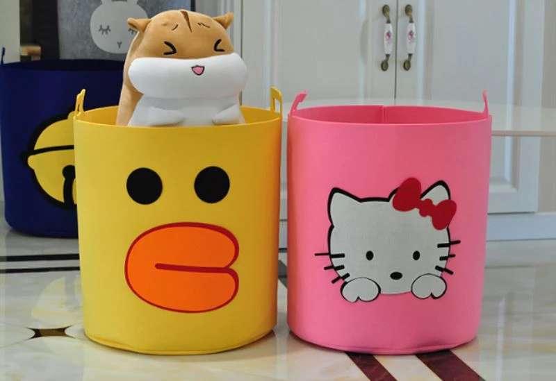 felt storage hamper