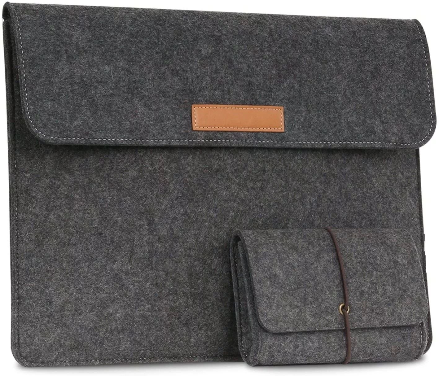 felt laptop bag