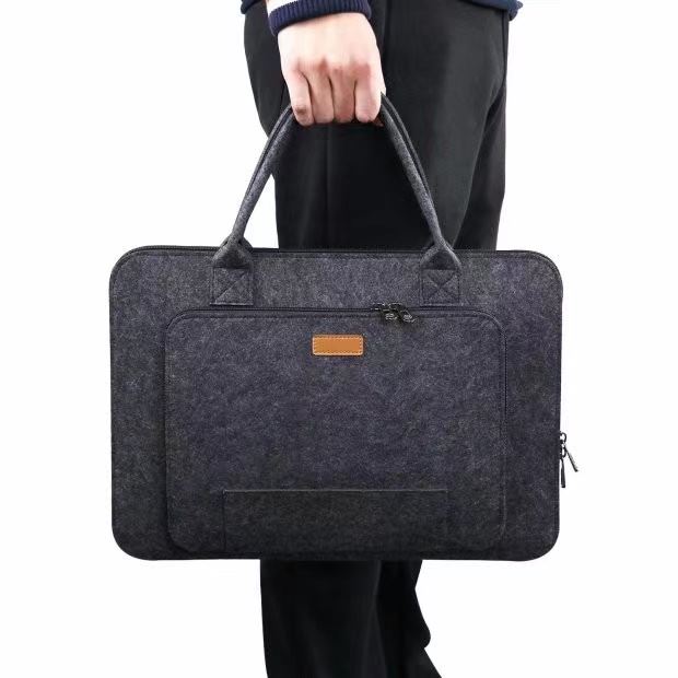 felt laptop bag