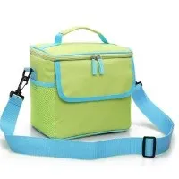 Bavlněné prošívané Chladící tašky pro mražené potraviny děti školní oběd Bag, izolované oběd Bag